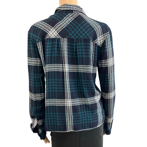 Rails 2 Front Pocket Plaid Button Front Shirt Size S - Picture 3 of 12